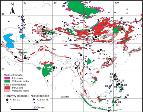 Mapping the spatial relationships of mafic circle quartzsige in geological formations